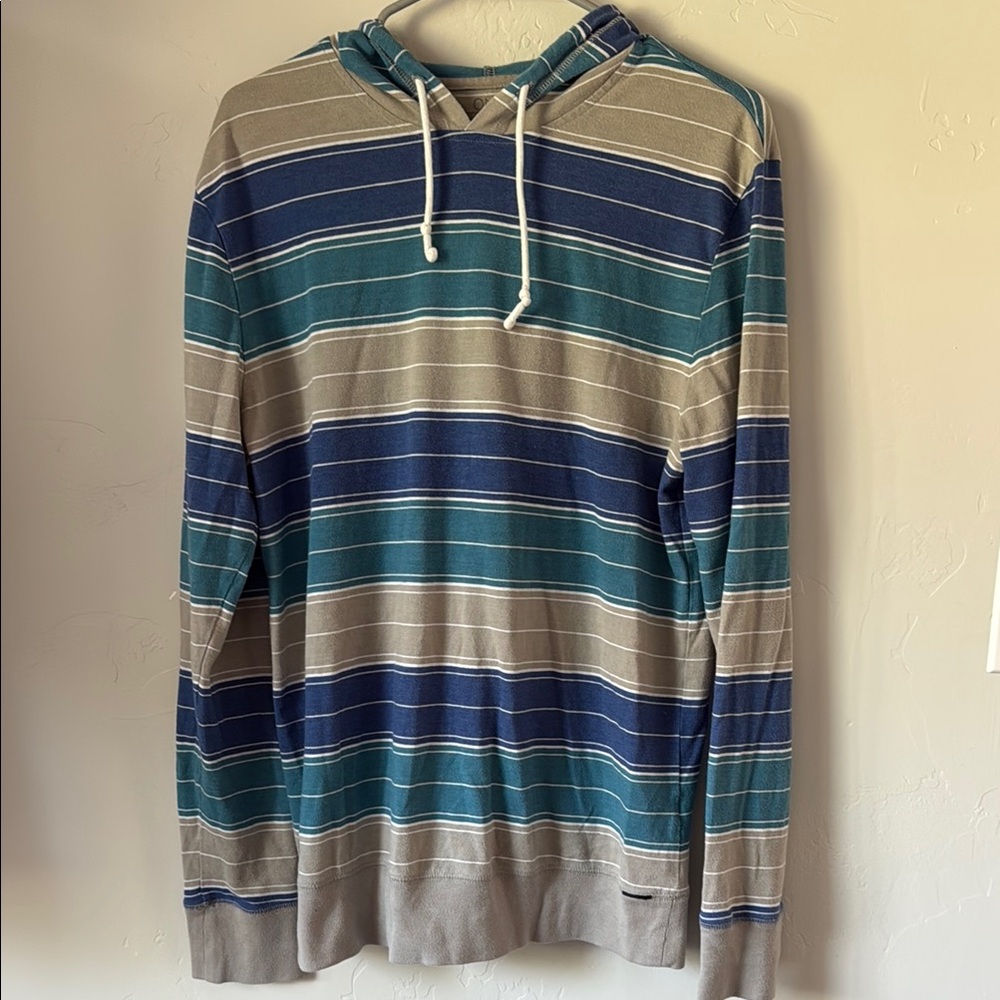 On the Byas Multicolor Striped Hoodie